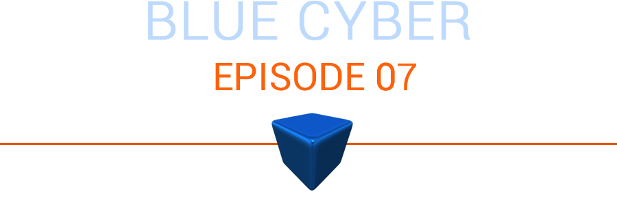 Blue Cyber Logo